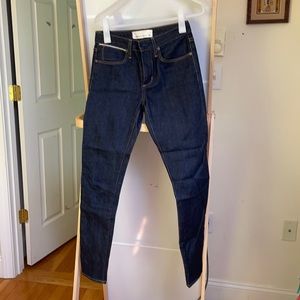 Denim pants . Size 24 . Navy